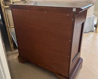 R6 - $150. PAIR of Large Nightstands. Measures 32" wide x 18" deep x 30.5" tall. 