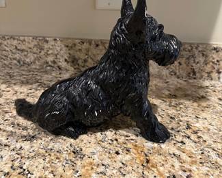 R35 - $10 Ceramic Scottie Dog. Does have a few minor chips around the bottom - not noticeable unless you flip it upside down. 