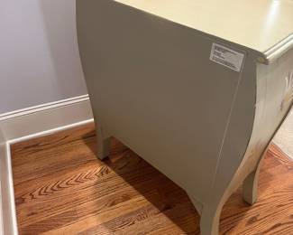 R5 - $60. Painted Storage Cabinet. Measures 26" x 15" x 23.5" tall. 