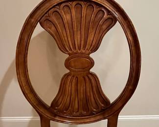 R1 - $1,450. Henredon Table with 6 Chairs. 2 Captains chairs / 4 regulars. Table Measures 76.5" x 44" x 30" tall.  2 leaves - Each leaf adds 20". Has table pads. 