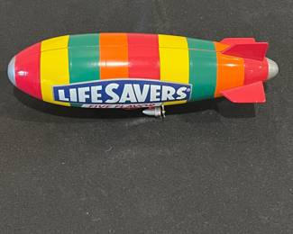 R86 - $30 PAIR. Liberty Classics Life Savers Candy Airplane & Blimp Diecast. 