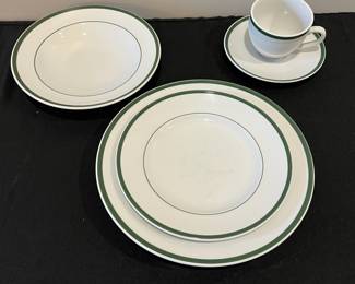 R75 - $250. Williams Sonoma Brasserie. (Does have crazing and signs of use on most pieces especially plates.)