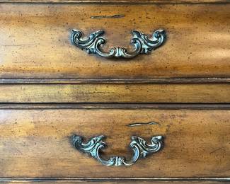 R113 - $550. Chateau Provence by Thomasville Armoire. Measures 49.5" wide x 23" deep x 84" tall. 