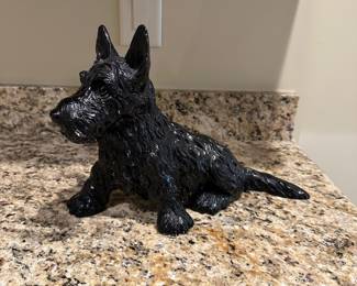 R35 - $10 Ceramic Scottie Dog. Does have a few minor chips around the bottom - not noticeable unless you flip it upside down. 