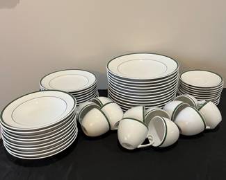 R75 - $250. Williams Sonoma Brasserie. (Does have crazing and signs of use on most pieces especially plates.)