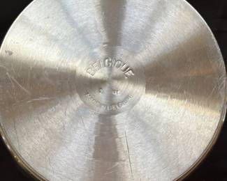 R92 - $50. Set of Belgique Pots. 2qt Double Broiler, 2qt Pot w/lid, Larger Steamer(size unknown)