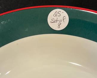 R56 - $25. Set of 8 Furio Pasta Bowls. 