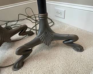 R105 - $50.  PAIR of Floor Lamps. Measures 59" tall. No shades. 