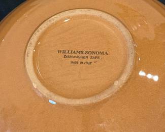 R73 - $20. Williams Sonoma Set of 4 Pasta Bowls. They all have small chips around the edge. 