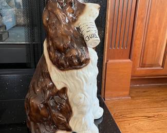 R77 - $85. Large Porcelain Spaniel. Measures 17" x 24" tall. Excellent Condition. 