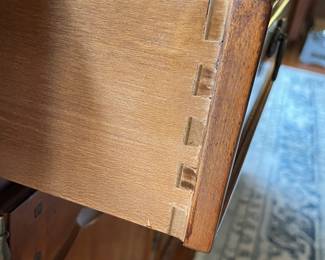 R112 - $750. Henredon Marble Top Server. Measures 44.5" x 20.5" x 35" tall. 3 drawers all slide easily - beautiful piece!