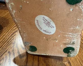 R50 - $60.  Vintage Fleur de Lis Chef Pig from Vintage Verandah - Terra Cotta. Measures 25" tall. 