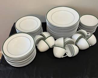 R75 - $250. Williams Sonoma Brasserie. (Does have crazing and signs of use on most pieces especially plates.)