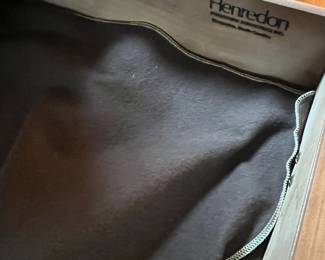 R2 - $950. Henredon Lighted Breakfront China Cabinet. Measures 70" wide x 20" deep x 92" tall. Moves in 2 pieces. 