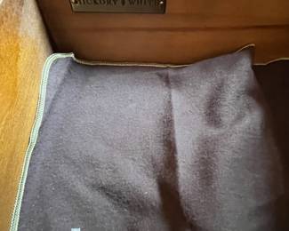 R110 - $350. Hickory White Buffet with added top. Measures 59" wide x 18" deep x 76" tall. Moves in 2 pieces. Bottom could be used as a buffet if you don't need/want the top part. 