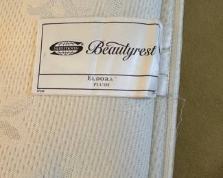 R15 - $550. Wesley Allen King Size Brass Bed. Measures 86" wide x 88" long x 56" tall. Mattress & Boxspring included if you want them!