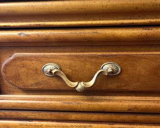 R112 - $750. Henredon Marble Top Server. Measures 44.5" x 20.5" x 35" tall. 3 drawers all slide easily - beautiful piece!