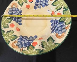 R59 - $20. Large Pasta Serving Bowl - measures 16" across. Made in Italy. 