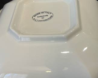 R58 - $20. Pasta Bowl. Made in Italy. Exclusively for M&T Distributors. 
