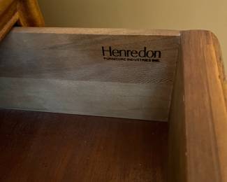 R112 - $750. Henredon Marble Top Server. Measures 44.5" x 20.5" x 35" tall. 3 drawers all slide easily - beautiful piece!