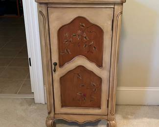 R127 - Storage Cabinet. Measures 20.25" x 14" x 38.25" tall. Has surface damage on the top. 