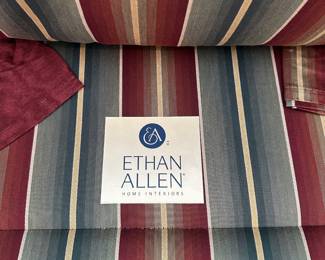 R46 - $275. Ethan Allen Loveseat in excellent condition. Measures 68" wide x 36" deep x 32" tall. This sitting area was mostly for looks - this doesn't look sat on at all. 