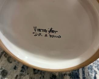 R80 - $50. Vietri Art Dip. A Mano. 