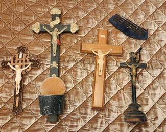 Catholics religious crosses