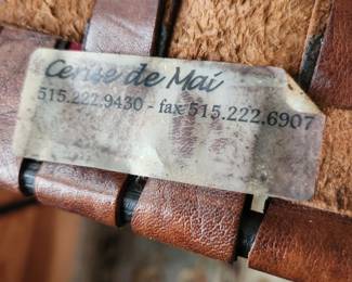 Label under one stool