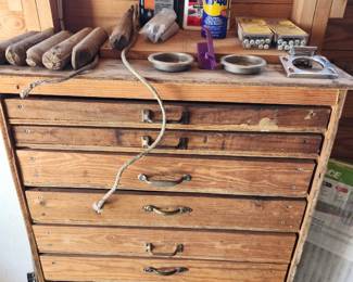 wood tool cabinet 