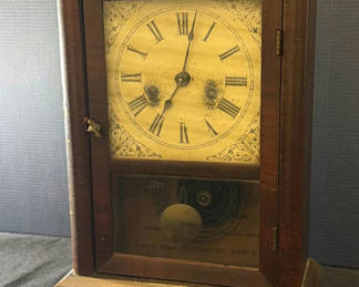 Lot 317: Antique wooden clocks