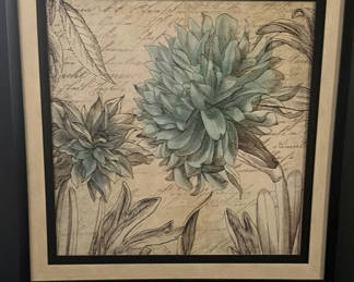 Lot 417: Two framed botanical art prints