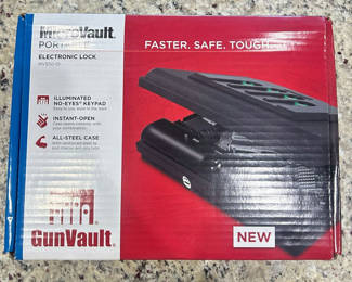 Lot 19: GunVault MicroVault MV550-19 Portable Gun Safe