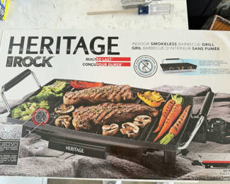 Lot 56: Heritage (The Rock) Indoor Smokeless Electric Grill