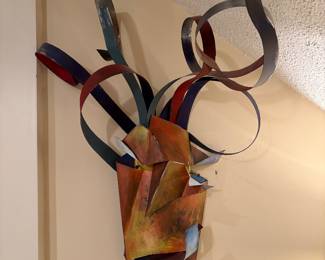 Abstract Metal Wall Art