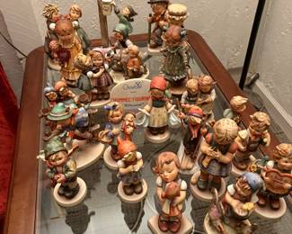 Collection of Vintage Hummel figurines & Few Anri figurines 