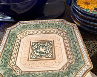 Fitz & Floyd Georgian square plate