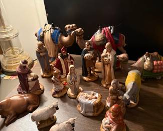 Vintage Nativity set 