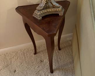 French style triangle table 
