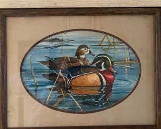Wood Ducks Art piece by …..