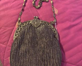 Vintage Silk evening bag