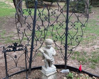 Antique Iron Trellis (s) 