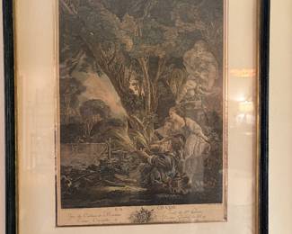 Artwork la Chasse by Jacques Firmin 