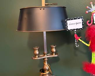 Brass Bouillotte Style Lamp 