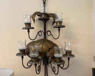 Antique Brass Leaf Wall sconces