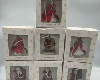 Royal Doulton Christmas FigurinesOrnaments Boxed Holiday Decor