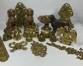 Vintage Brass Decor Animals