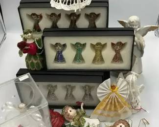 Angel Ornaments Cloisonne, Lace  Decorative Styles