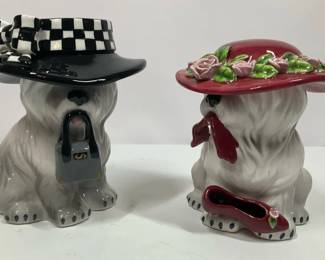Merrymac Collection Porcelain Dog Figurines by Laura Toms
