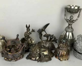 Metal Figurines  Trinket Boxes, Animals, Pumpkin Boxes  Decorative Pieces
